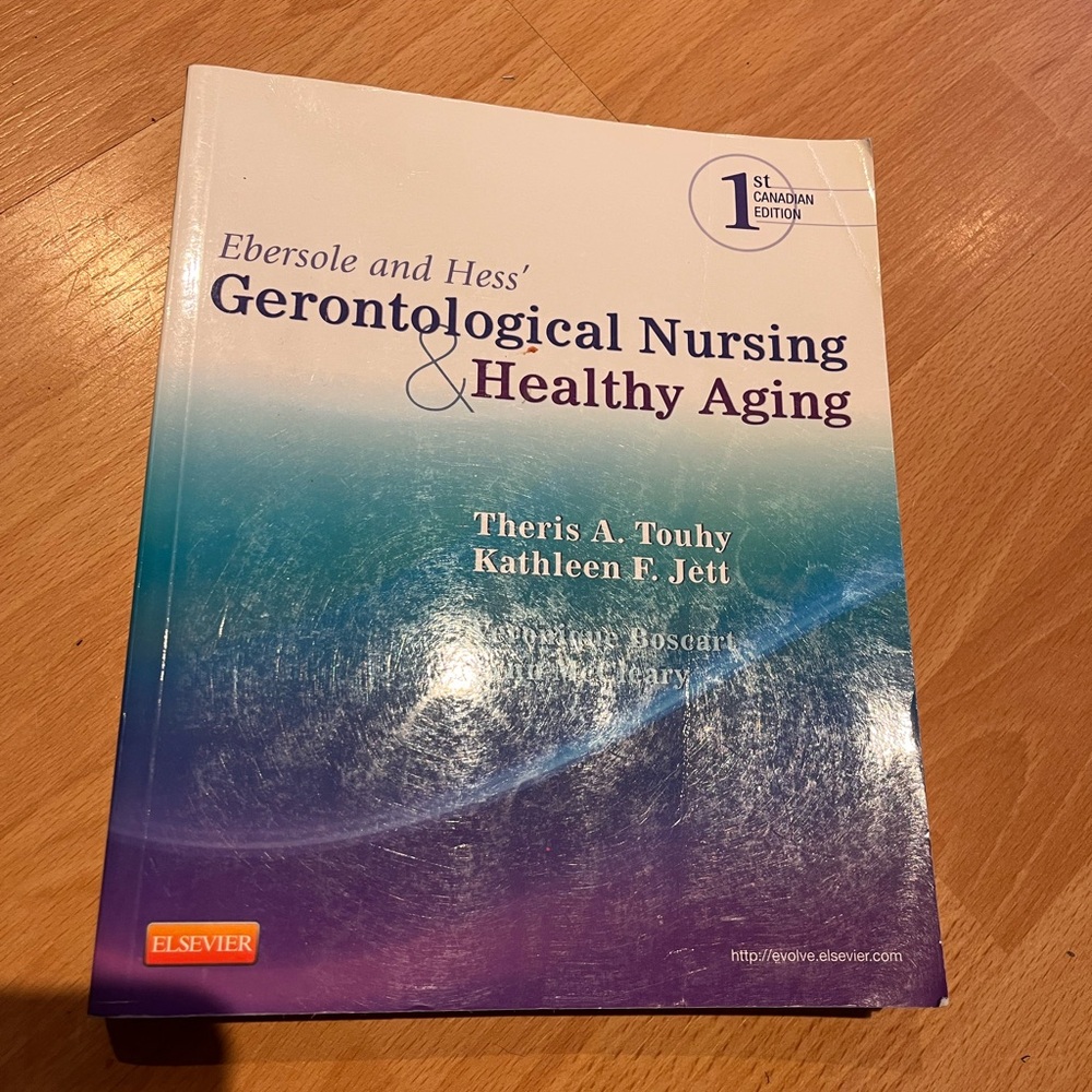 Gerontological Nursing & Healthy Aging Textbook first edition - ebersole Hess